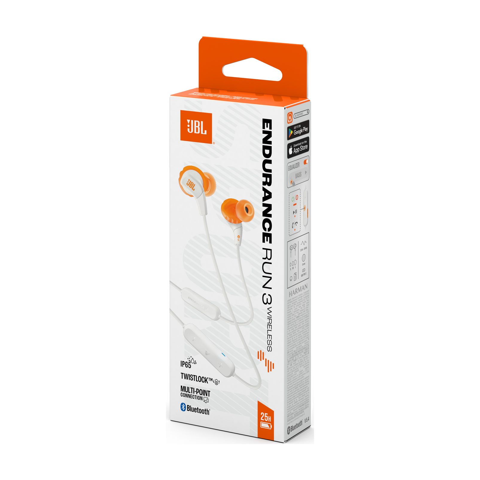 Jbl Audifonos inalambricos endurance run 3 bluetooth blanco endurrun3